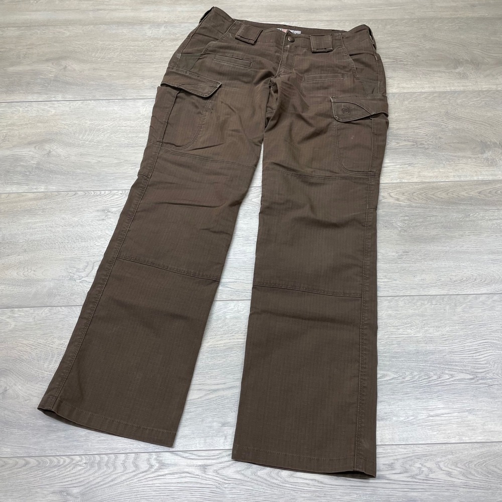 5.11 Tactical Cargo Pants Womens 6 Brown Ripstop Stryke Pants 64386-117
